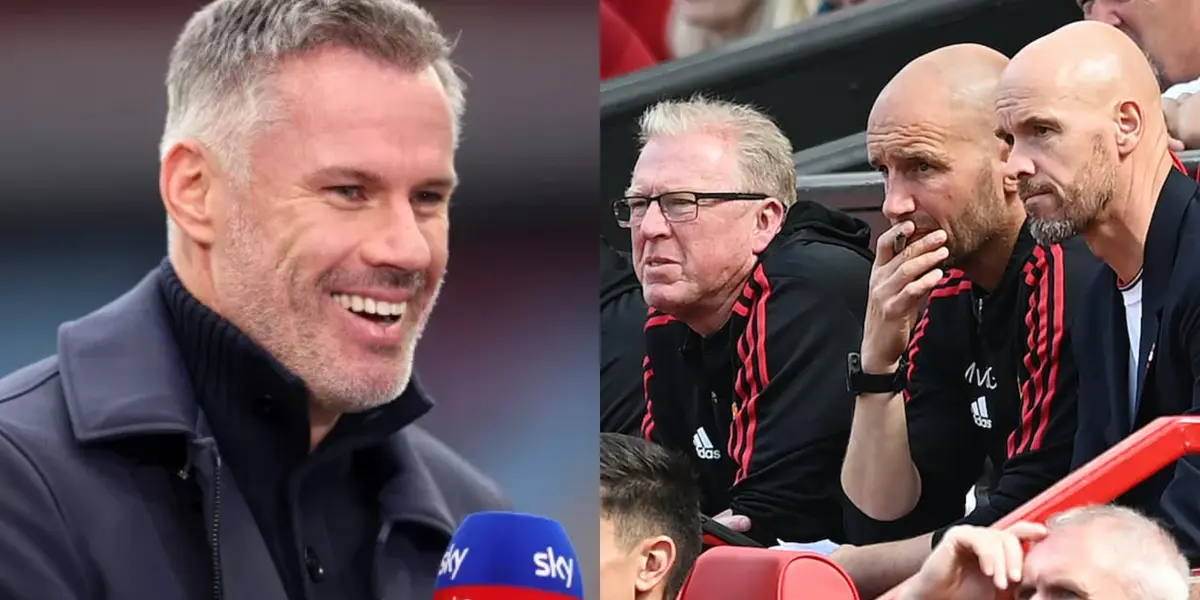 Jamie Carragher believes its this coaches fault for the terrible football at United