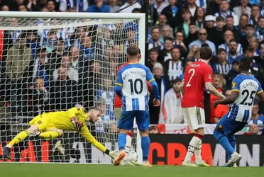 Man United reached the 2023 FA Cup final after beating Brighton & Hove Albion on penalties at Wembley on Sunday.