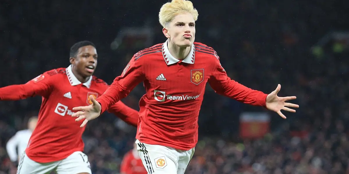 Alejandro Garnacho had a few minutes in the match against Wolves and he was able to make the most out of them.