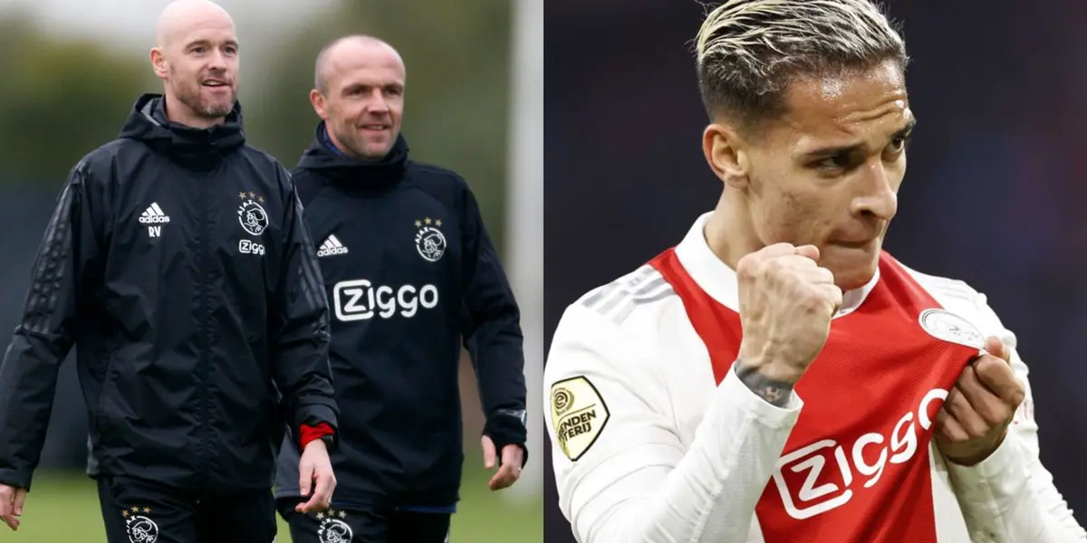 Alfred Schreuder remains confident that Antony will stay at Ajax this summer