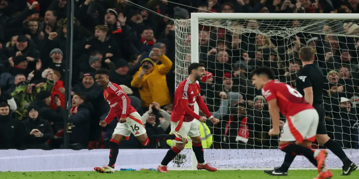 Amad Diallo scored the 2-1 goal after a brilliant assist from Eriksen