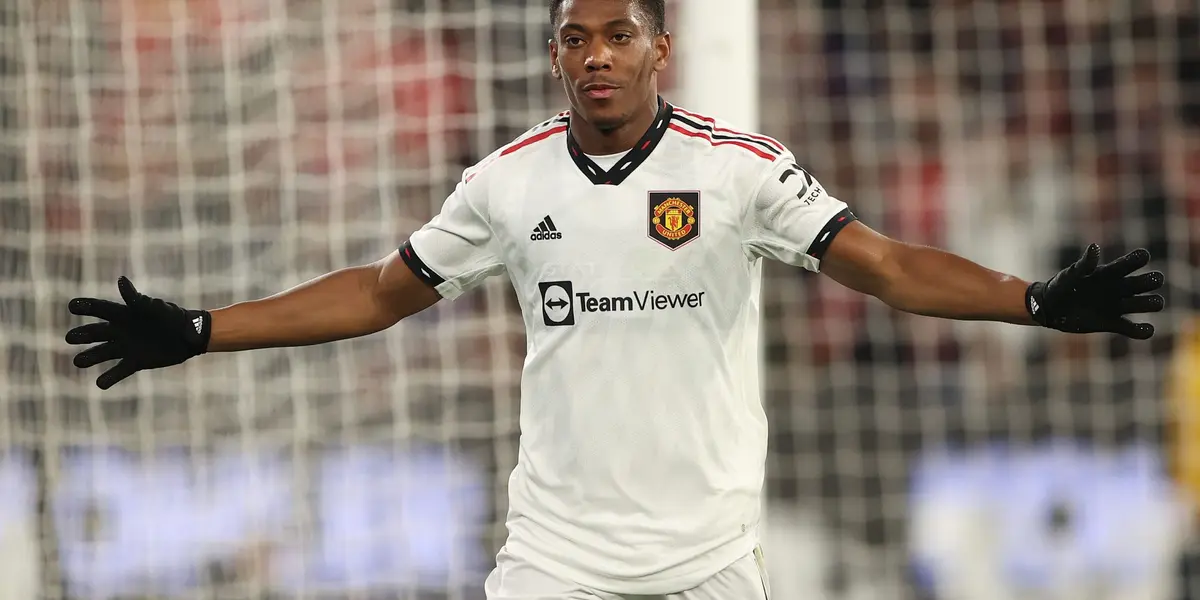 Anthony Martial has returned to the training ground ahead of the Liverpool match