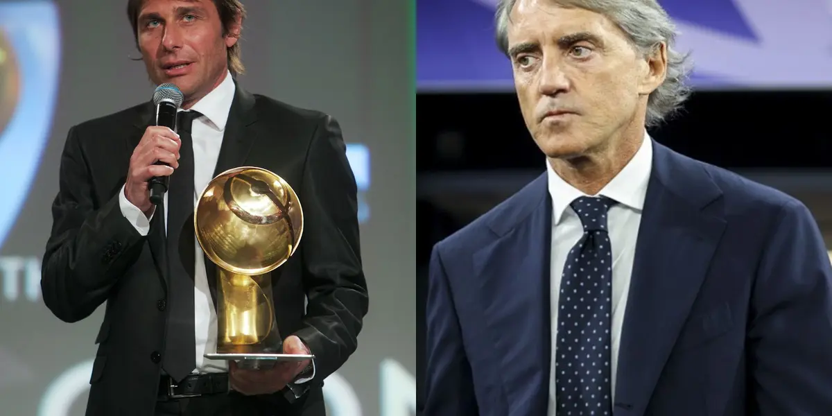Antonio Conte and Roberto Mancini.