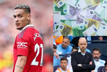 Antony joined Old Trafford from Ajax for 95 million euros