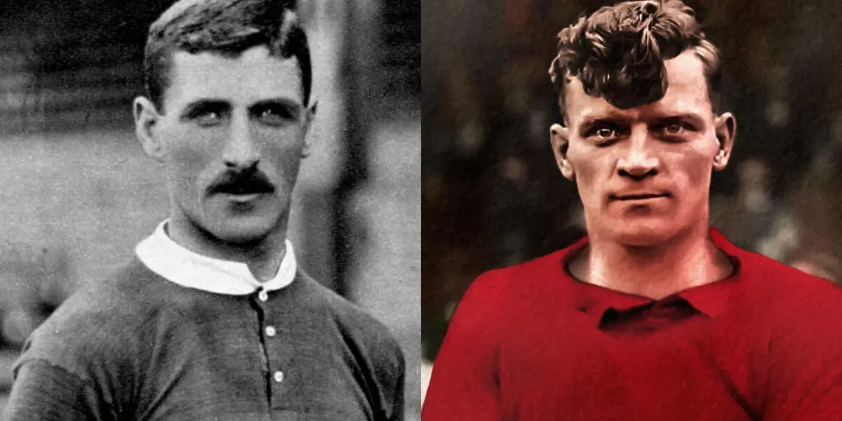 Billy Meredith and Joe Spence.