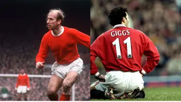 Bobby Charlton and Ryan Giggs.