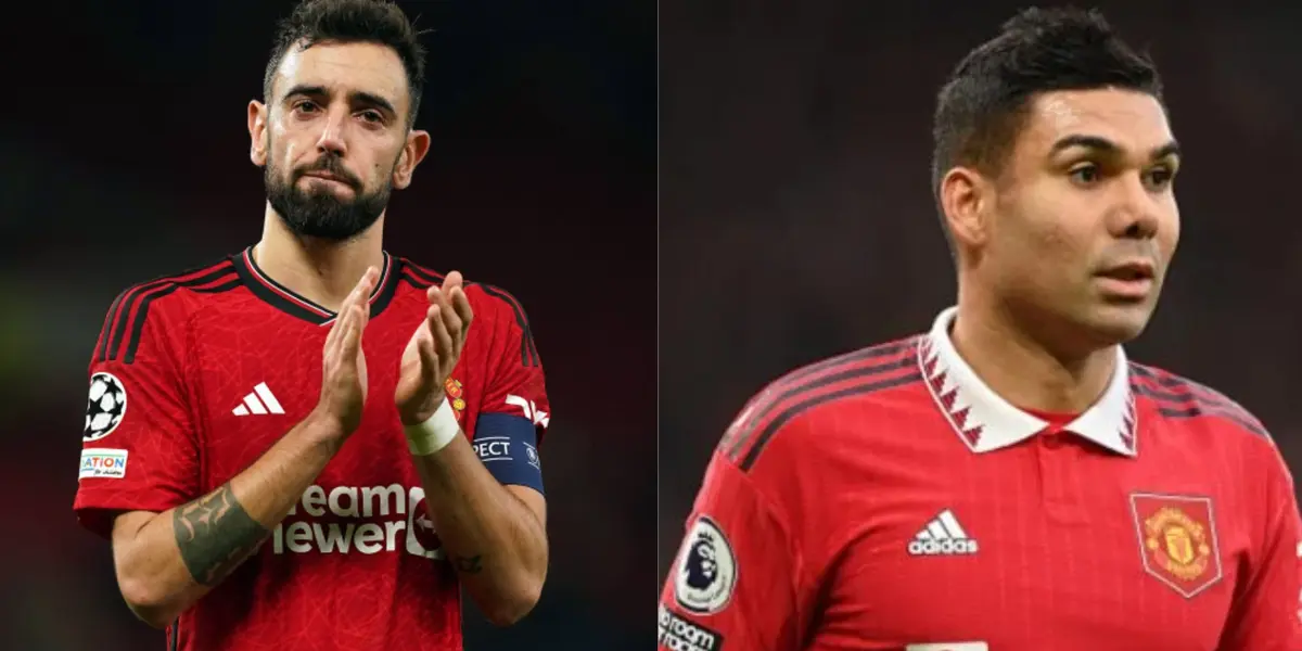 Bruno Fernandes and Casemiro.