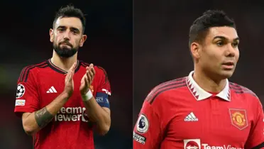 Bruno Fernandes and Casemiro.