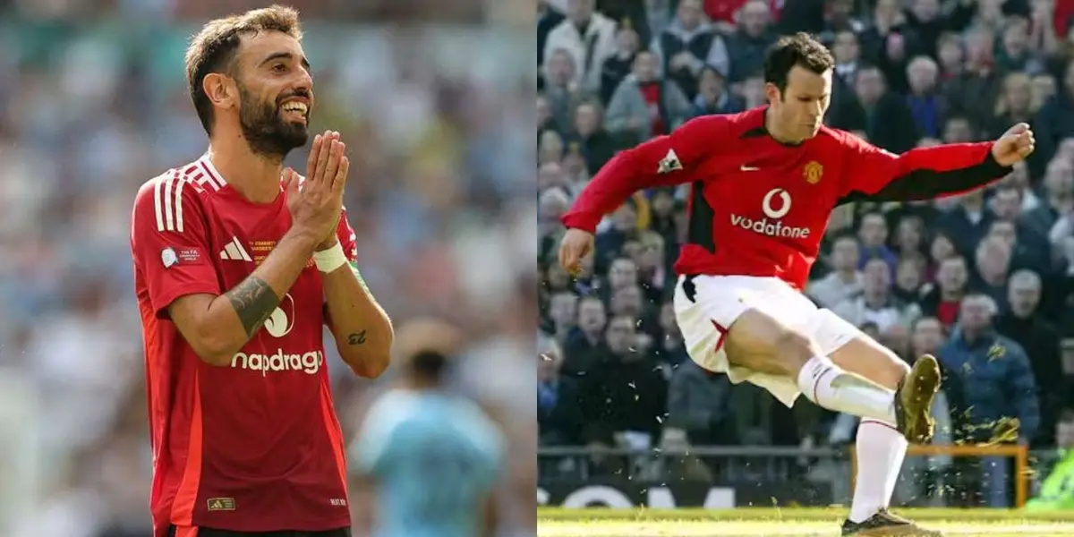 Bruno Fernandes and Ryan Giggs.