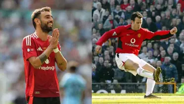 Bruno Fernandes and Ryan Giggs.