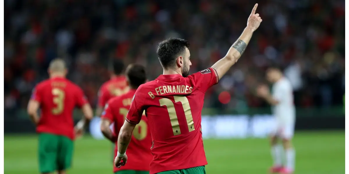 Bruno Fernandes is leading Portugal's charge at the World Cup title in Qatar as the send warning.