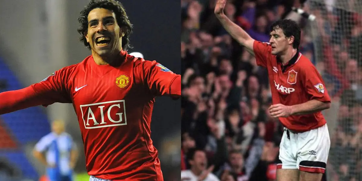 Carlos Tevez and Mark Hughes