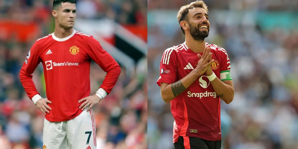 Cristiano Ronaldo and Bruno Fernandes.