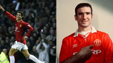 Cristiano Ronaldo and Eric Cantona.