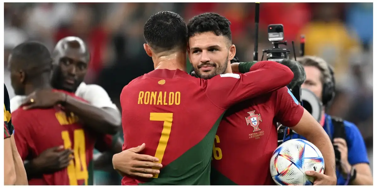 Cristiano Ronaldo watched on from the bench as his replacement set the tone for a great win in Qatar.