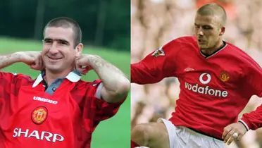 Eric Cantona and David Beckham.