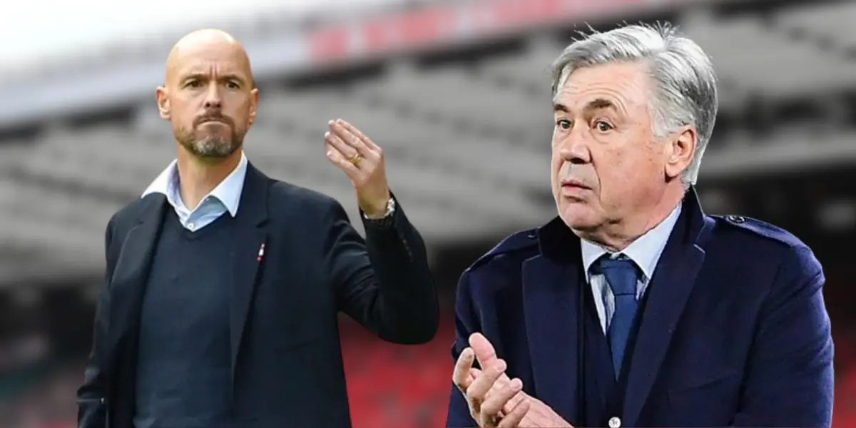Erik ten Hag and Carlo Ancelotti