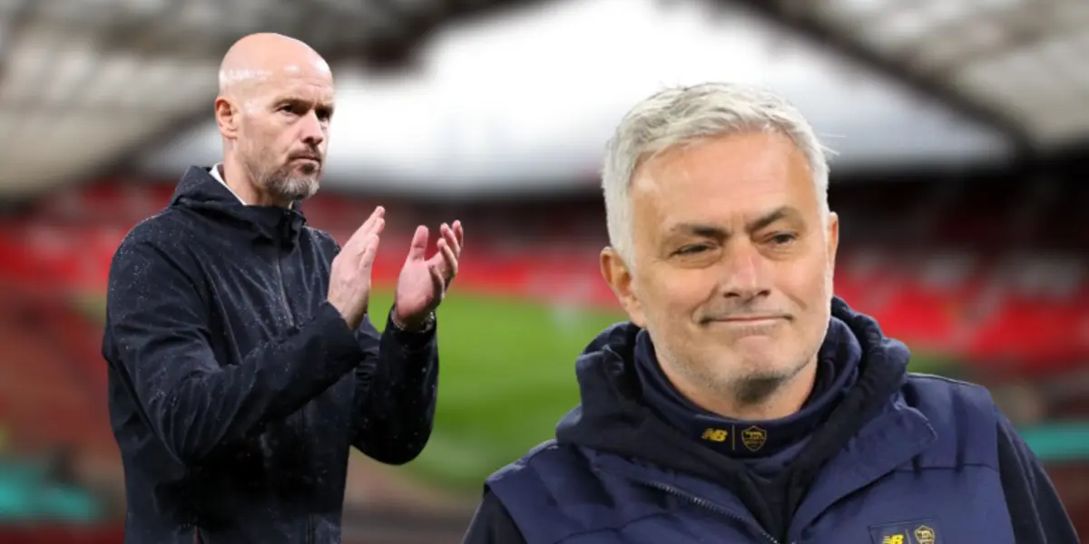 Erik ten Hag and José Mourinho
