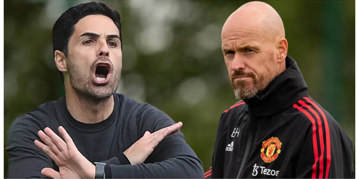 Erik ten Hag and Mikel Arteta