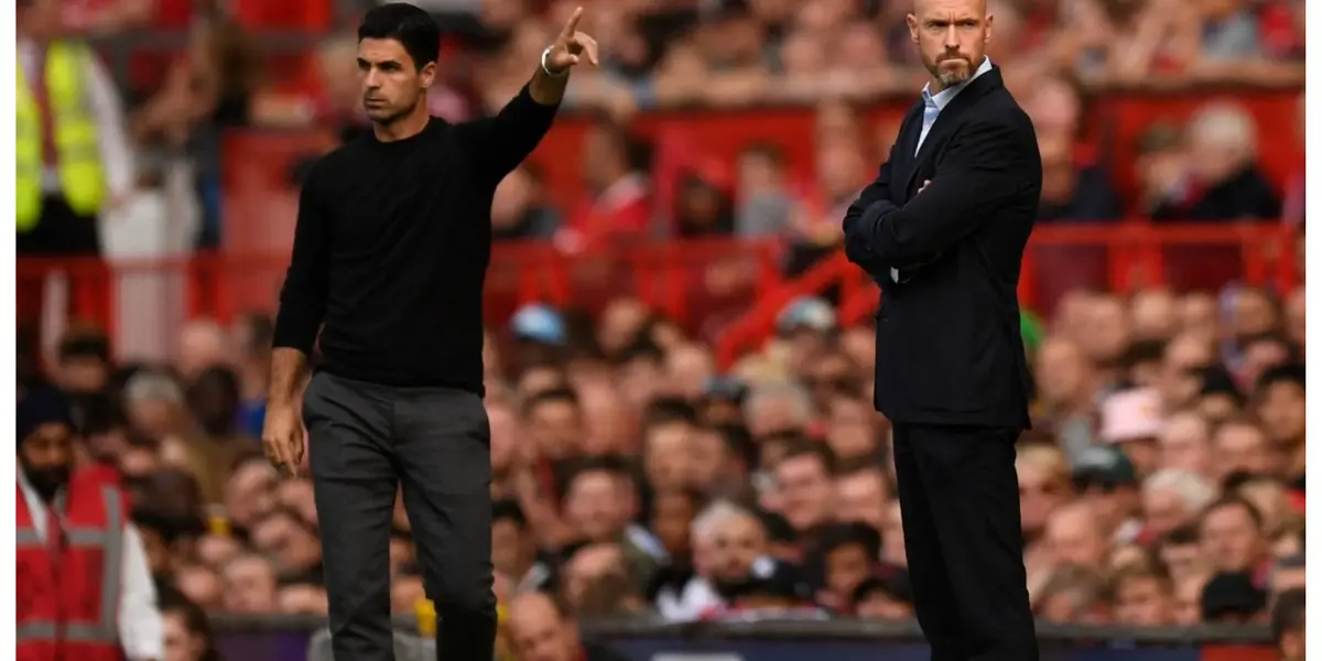 Erik ten Hag and Mikel Arteta