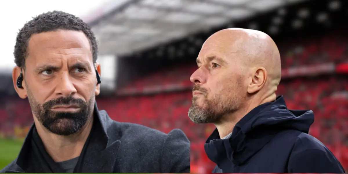Erik ten Hag and Rio Ferdinand