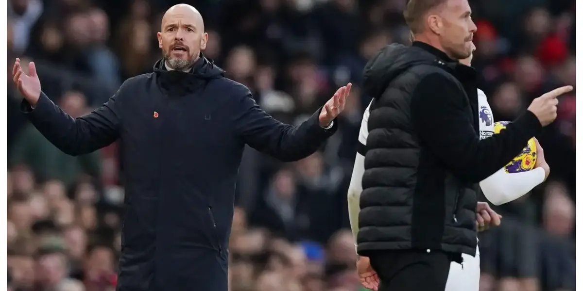 Erik ten Hag and Rob Edwards