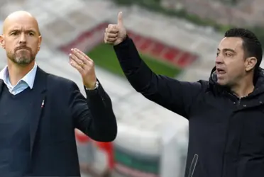 Erik ten Hag and Xavi Hernandez