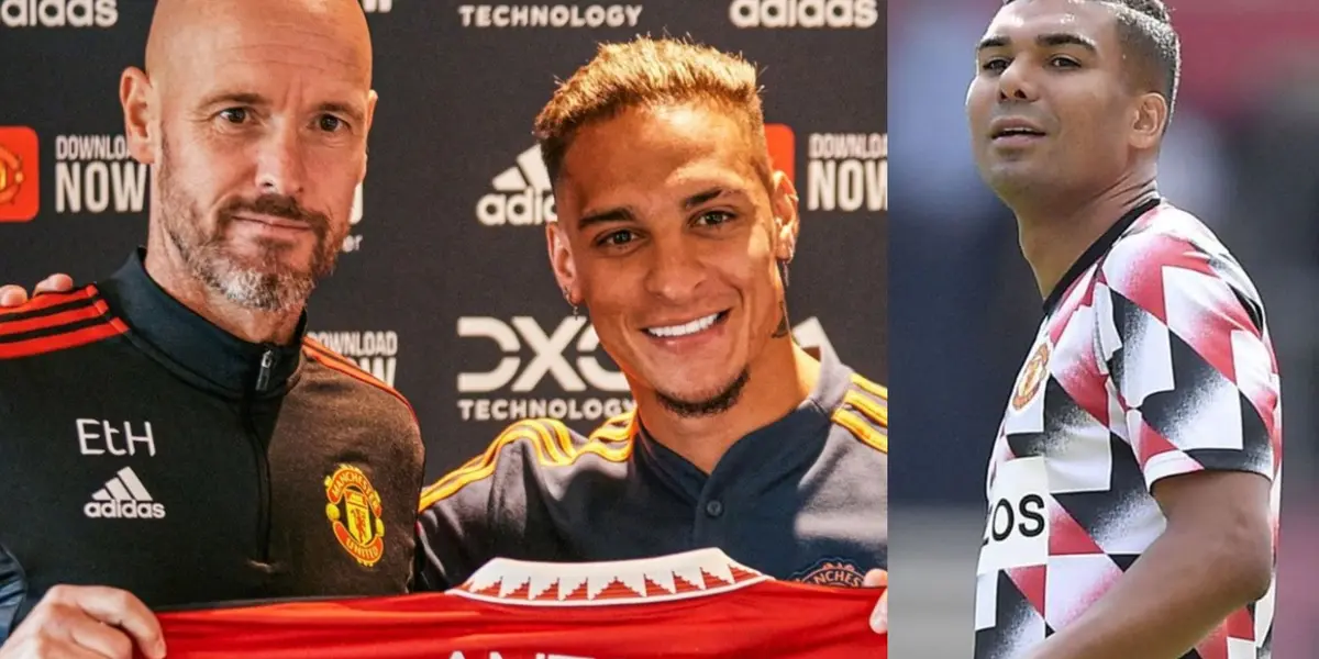 Erik ten Hag included Antony in the line-up, but continues benching Casemiro