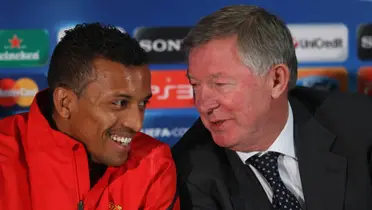 Fans in Ecstasy as Nani and Ferguson Reunite