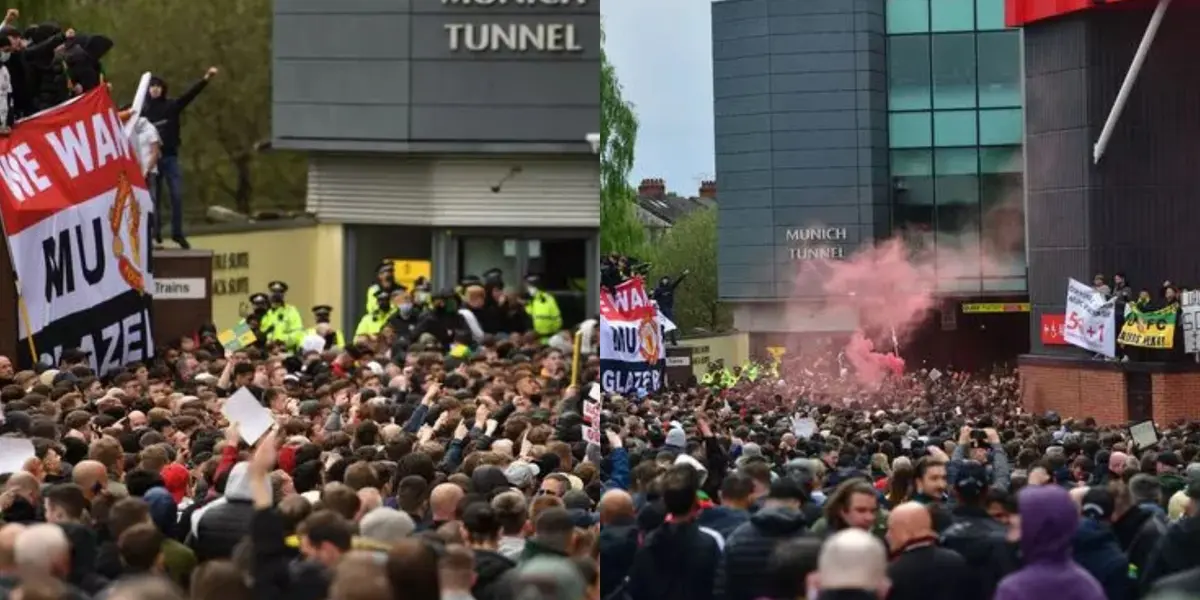 Fans of Manchester United.