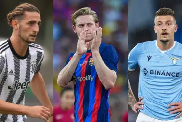 Frenkie De Jong remains the top priority and Adrien Rabiot would be a complement