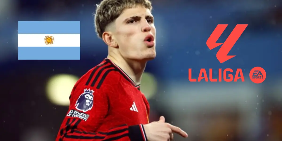 "Garnacho could be the next Argentine to grace La Liga, with Spanish clubs showing interest