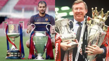 Guardiola and Ferguson.