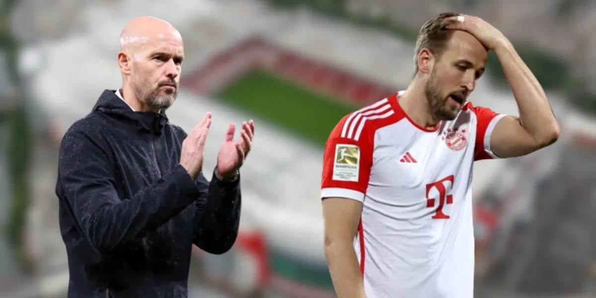Harry Kane and Erik ten Hag