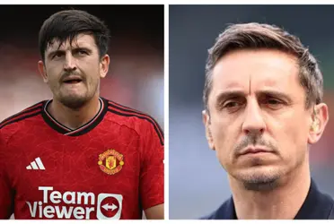 Gary Neville has some advice for Harry Maguire after his bad moment at Man United