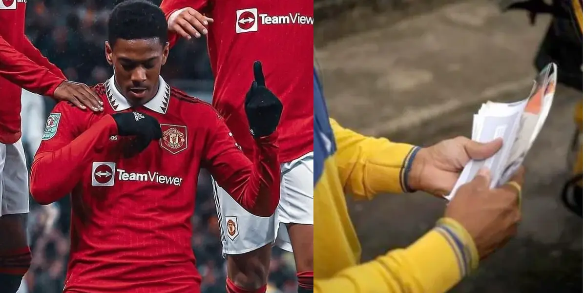 He was a Manchester United player, but he hung up his boots to become a postman