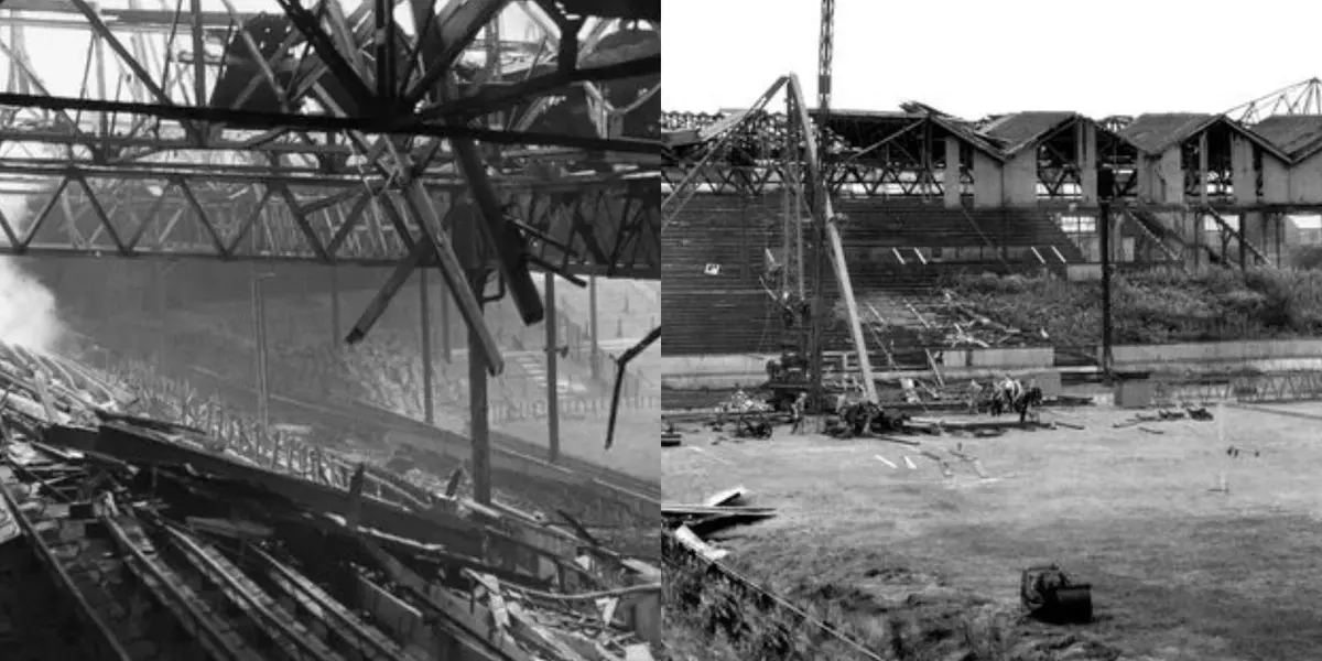In 1941, the Germans bombed Old Trafford.