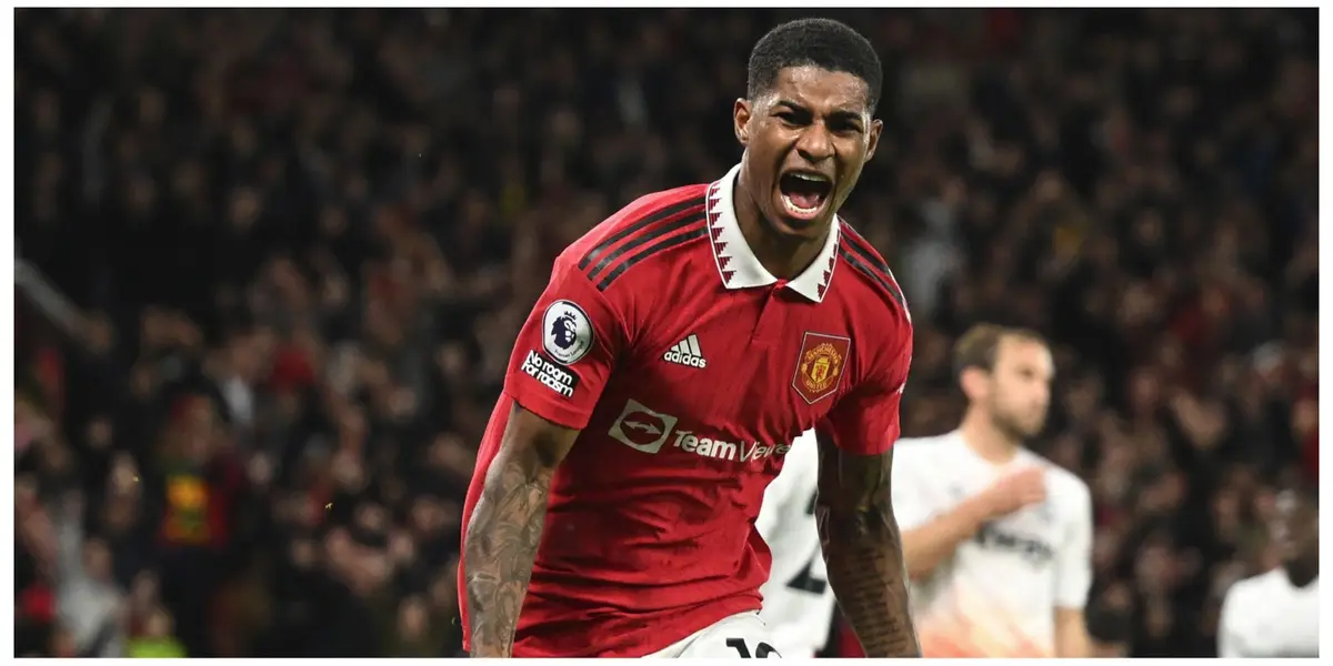 In-form Manchester United striker Marcus Rashford talks to the press ahead of next game.