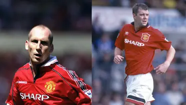 Jaap Stam and Gary Pallister.