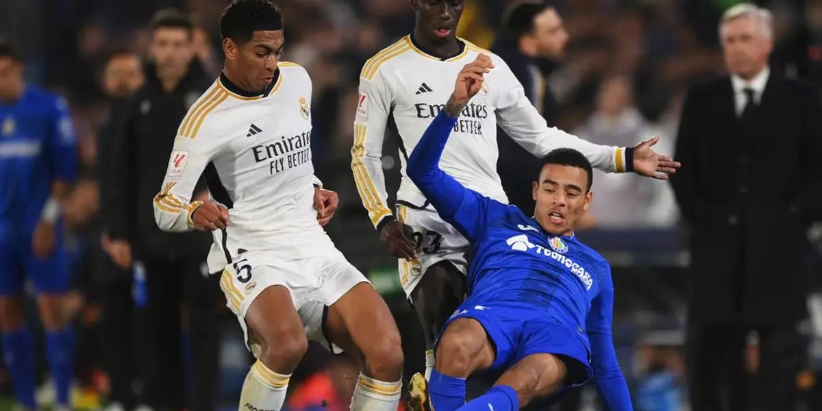 Jude Bellingham faced Mason Greenwood's Getafe, still a United player, and this happened.