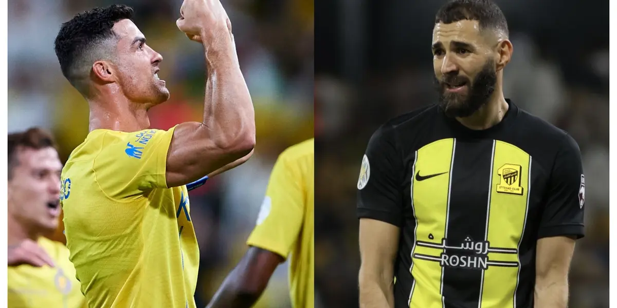 Karim Benzema and Cristiano Ronaldo