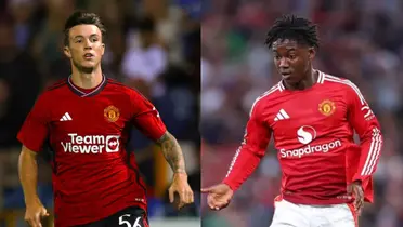 Kobbie Mainoo and Charlie McNeill.