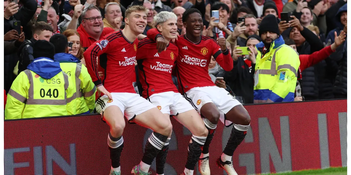 Kobbie Mainoo, Garnacho and Hojlund