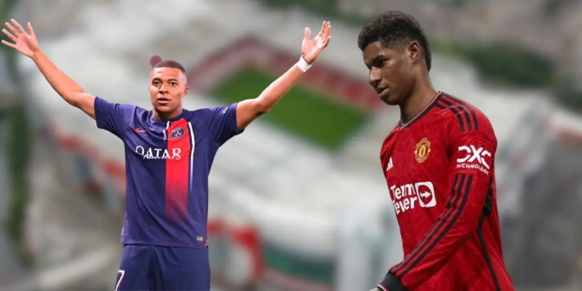 Kylian Mbappé and Marcus Rashford