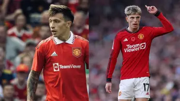 Lisandro Martínez and Alejandro Garnacho.