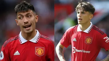 Lisandro Martínez and Alejandro Garnacho.