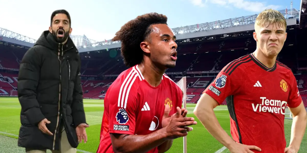 Mainoo's experiment as a striker was unsuccessful.