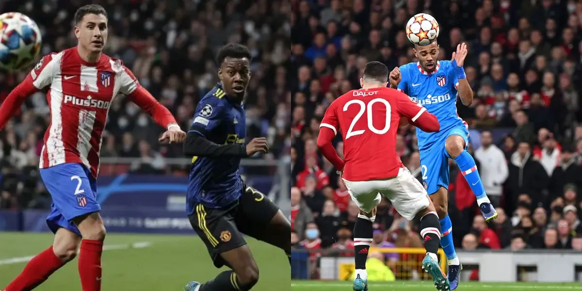 Manchester United and Atlético de Madrid.