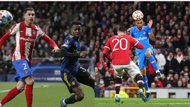 Manchester United and Atlético de Madrid.