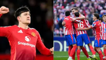 Manchester United and Atlético de Madrid.